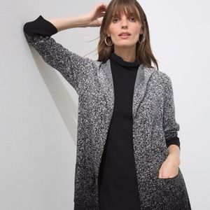 Chico's Cotton Cashmere Ombre Cardigan